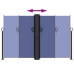 Auvent latéral rétractable bleu 160x1200 cm – Image 3