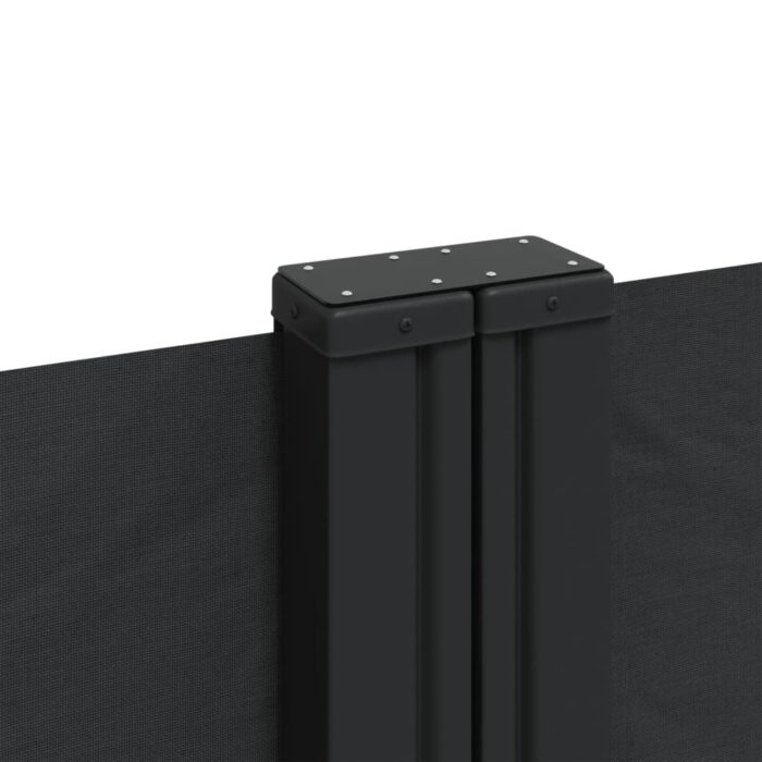 Auvent latéral rétractable noir 180x1200 cm – Image 5