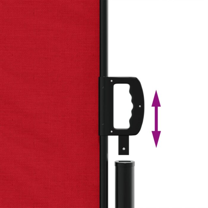 Auvent latéral rétractable rouge 180x1200 cm – Image 4