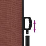 Auvent latéral rétractable Marron 180x1200 cm – Image 4