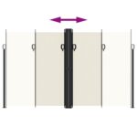 Auvent latéral rétractable Crème 200x1200 cm – Image 3