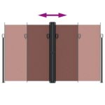 Auvent latéral rétractable Marron 200x1200 cm – Image 3