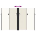 Auvent latéral rétractable Crème 220x1200 cm – Image 3