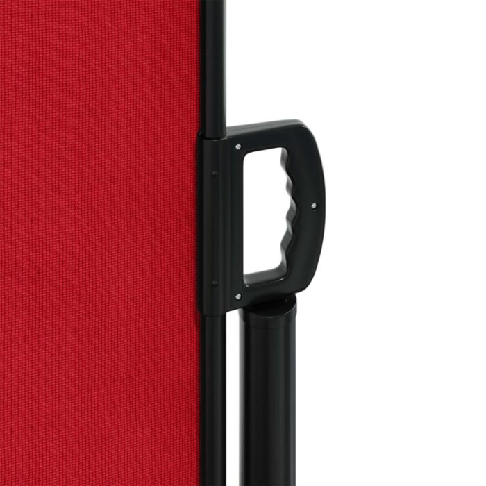 Auvent latéral rétractable Rouge 220x1200 cm – Image 6