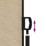 Auvent latéral rétractable beige 220x1200 cm – Image 4