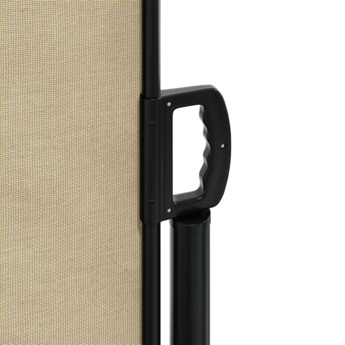 Auvent latéral rétractable beige 220x1200 cm – Image 6