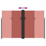 Auvent latéral rétractable terre cuite 220x1200 cm – Image 3