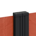 Auvent latéral rétractable terre cuite 220x1200 cm – Image 5