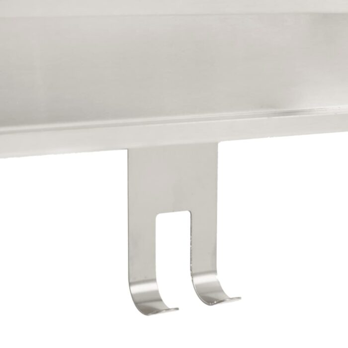 Support de douche suspendu acier inoxydable 304 brossé – Image 6