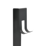 Support de douche suspendu noir mat acier inoxydable 304 brossé – Image 5