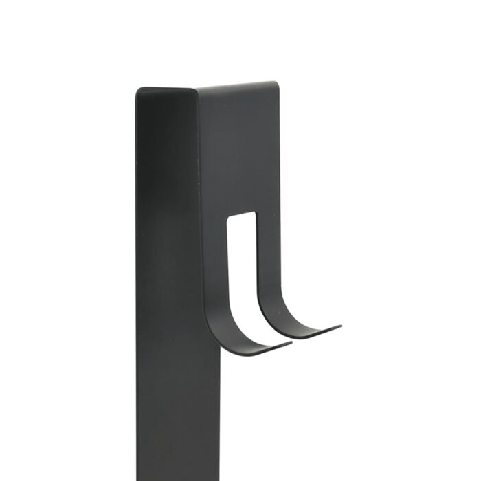 Support de douche suspendu noir mat acier inoxydable 304 brossé – Image 5