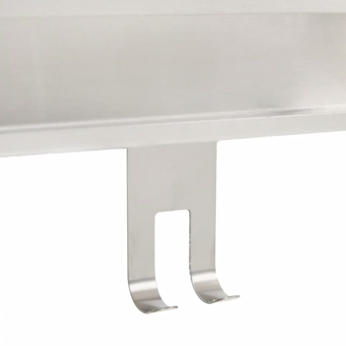 Support de douche suspendu acier inoxydable 304 brossé – Image 6