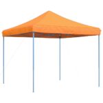 Tente de réception pliable escamotable orange 292x292x315 cm – Image 3