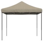 Tente de réception pliable escamotable taupe 292x292x315 cm – Image 2