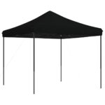 Tente de réception pliable escamotable noir 292x292x315 cm – Image 3