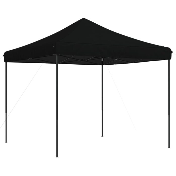 Tente de réception pliable escamotable noir 292x292x315 cm – Image 3