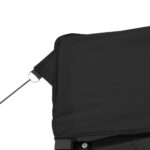 Tente de réception pliable escamotable noir 292x292x315 cm – Image 5