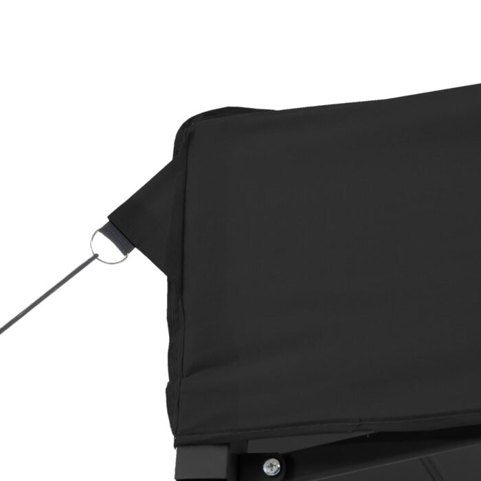 Tente de réception pliable escamotable noir 292x292x315 cm – Image 5