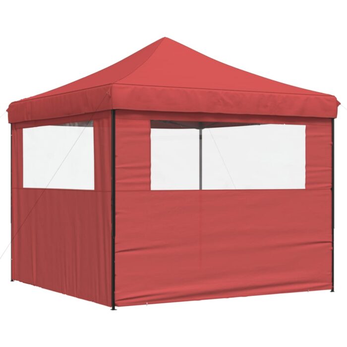 Tente de réception pliable escamotable avec 2 parois latérales – Image 3