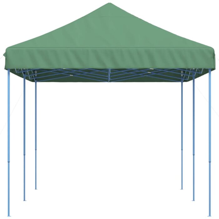 Tente de réception pliable escamotable vert 580x292x315 cm – Image 2