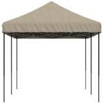 Tente de réception pliable escamotable taupe 580x292x315 cm – Image 2