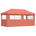 Tente de réception pliable escamotable avec 3 parois latérales – Image 3