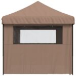Tente de réception pliable escamotable avec 4 parois latérales – Image 2