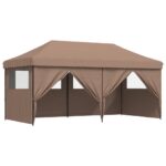 Tente de réception pliable escamotable avec 4 parois latérales – Image 5
