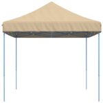 Tente de réception pliable escamotable beige 440x292x315 cm – Image 2