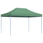 Tente de réception pliable escamotable vert 440x292x315 cm – Image 3