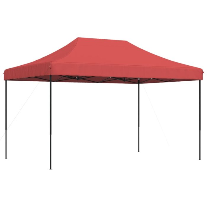 Tente de réception pliable escamotable bordeaux 440x292x315 cm – Image 3