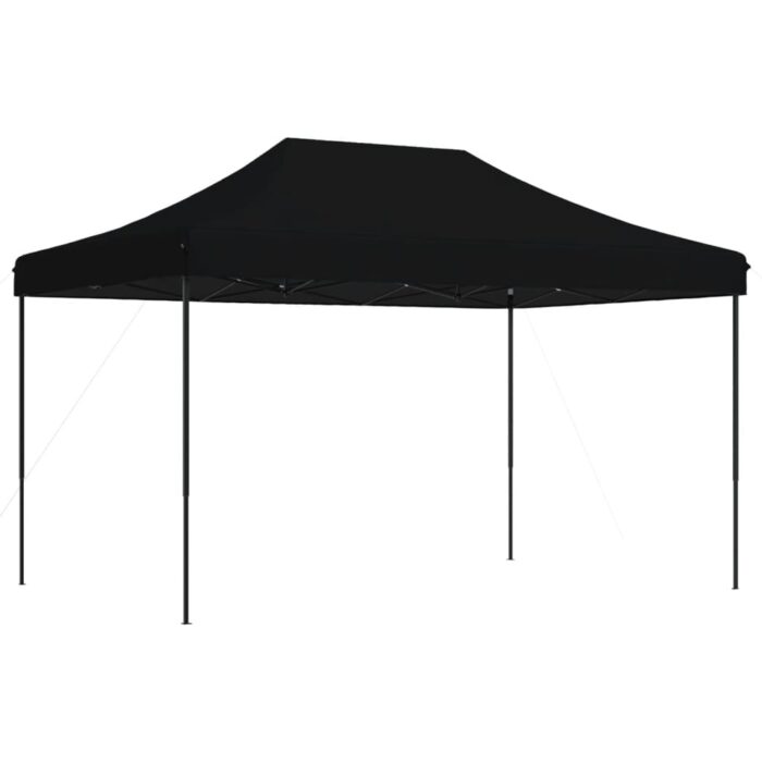 Tente de réception pliable escamotable noir 440x292x315 cm – Image 3