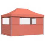 Tente de réception pliable escamotable avec 3 parois latérales – Image 3