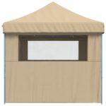 Tente de réception pliable escamotable avec 4 parois latérales – Image 2
