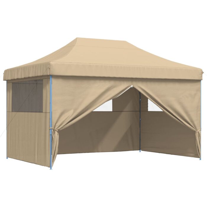 Tente de réception pliable escamotable avec 4 parois latérales – Image 4
