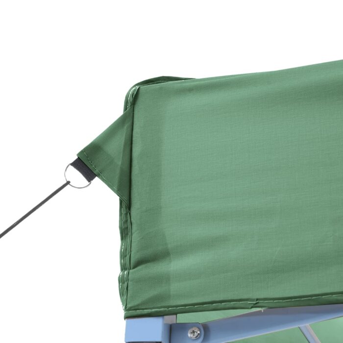 Tente de réception pliable escamotable 4 parois latérales vert – Image 6