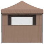 Tente de réception pliable escamotable avec 4 parois latérales – Image 2