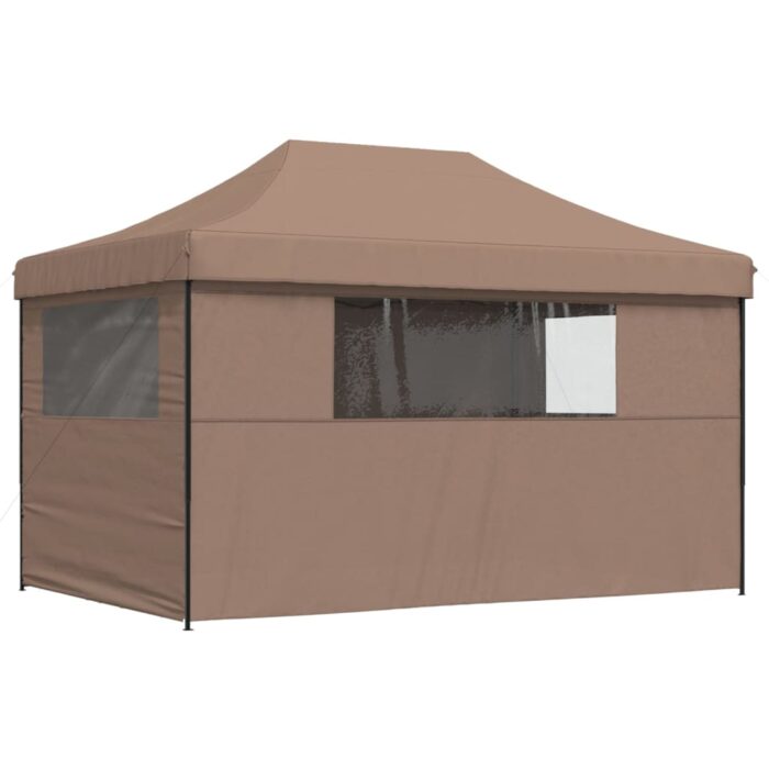 Tente de réception pliable escamotable avec 4 parois latérales – Image 3