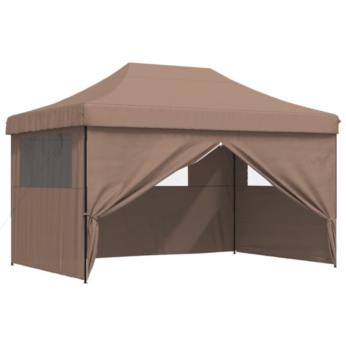 Tente de réception pliable escamotable avec 4 parois latérales – Image 5