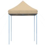 Tente de réception pliable escamotable beige 200x200x306 cm – Image 2