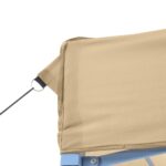 Tente de réception pliable escamotable beige 200x200x306 cm – Image 5
