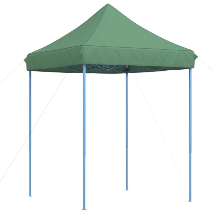 Tente de réception pliable escamotable vert 200x200x306 cm – Image 3