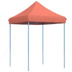 Tente réception pliable escamotable terre cuite 200x200x306 cm – Image 3