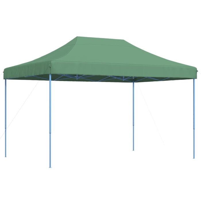 Tente de réception pliable escamotable vert 410x279x315 cm – Image 3