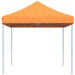Tente de réception pliable escamotable orange 410x279x315 cm – Image 2
