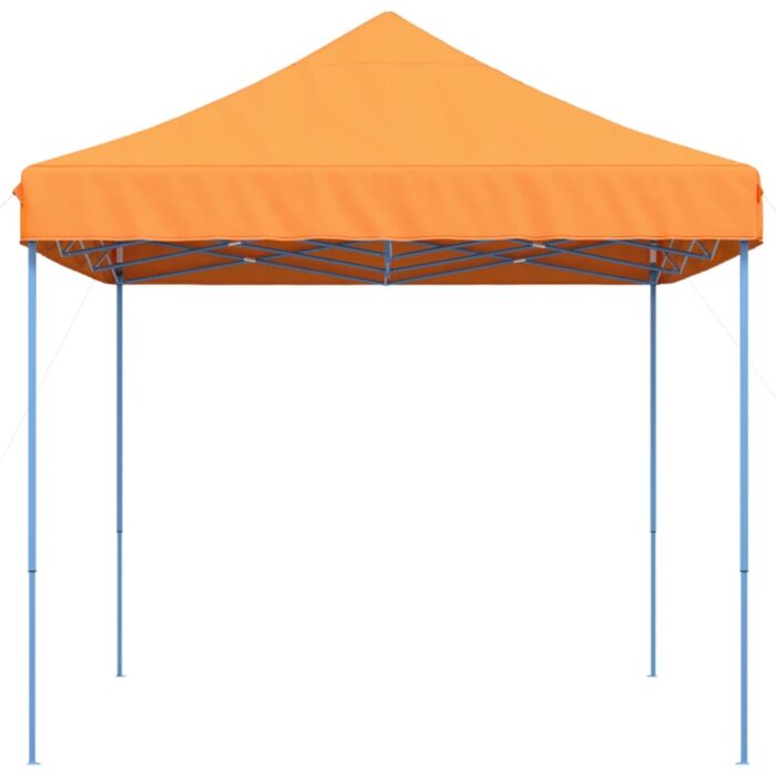 Tente de réception pliable escamotable orange 410x279x315 cm – Image 2