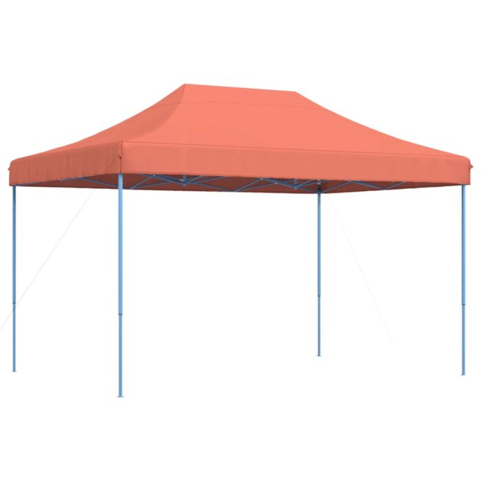 Tente réception pliable escamotable terre cuite 410x279x315 cm – Image 3