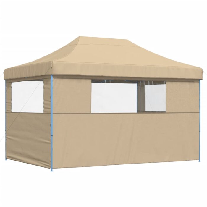 Tente de réception pliable escamotable avec 3 parois latérales – Image 3