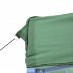 Tente de réception pliable escamotable 3 parois latérales vert – Image 5