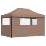Tente de réception pliable escamotable avec 3 parois latérales – Image 3